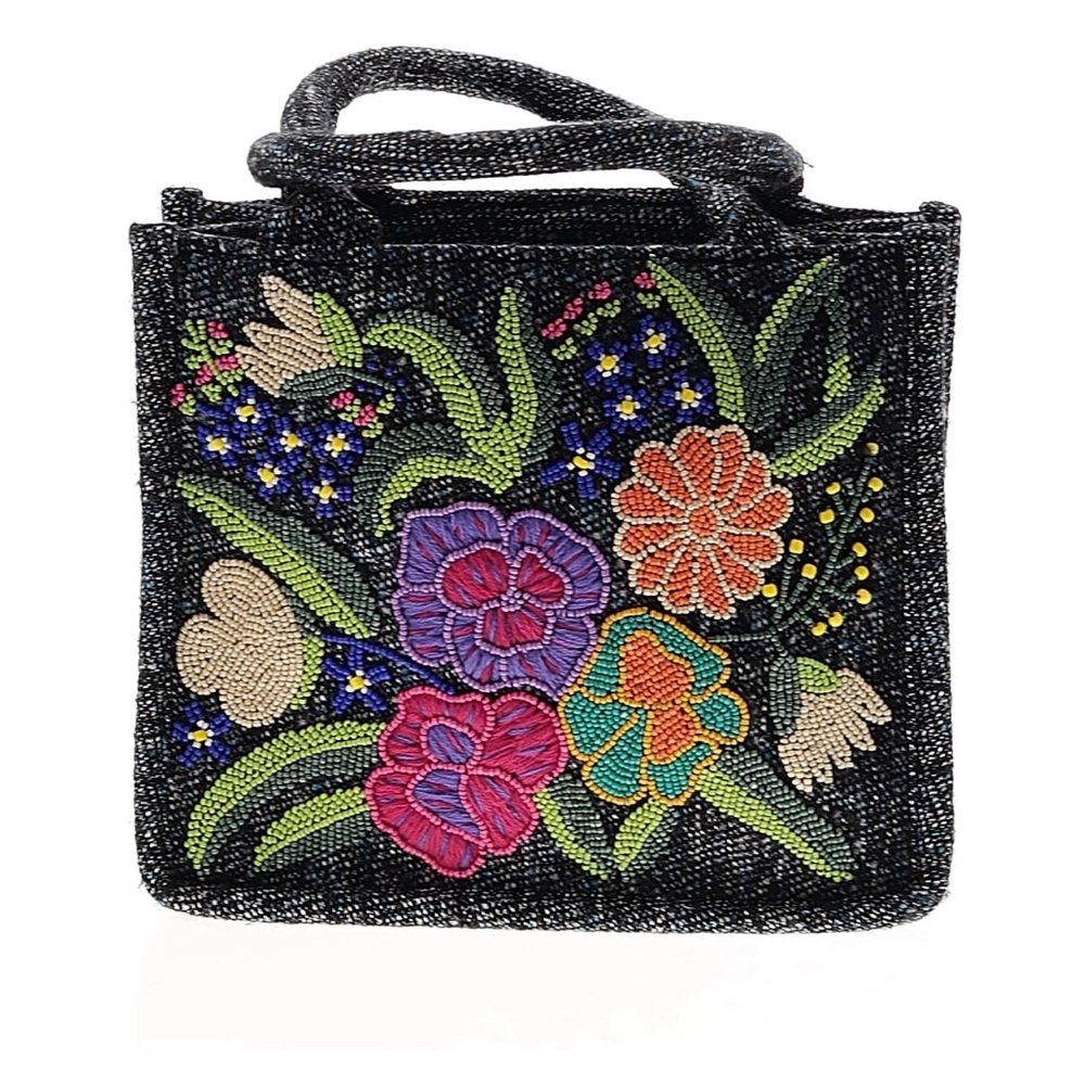 America & Beyond floral embroidered bag.
